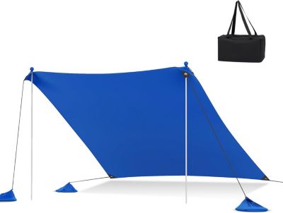 2 Pcs Support De Poteau D'auvent Acier Porte-parapluie Extérieur
