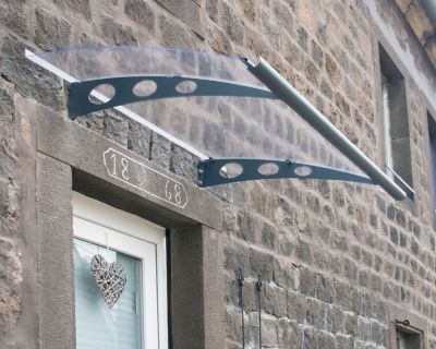 Auvent polycarbonate Garamond 135 x 90,5 cm