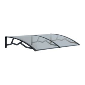 Auvent Porte d'Entrée 100 x145cm Polycarbonate Anti UV Art Plast