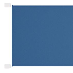 Auvent vertical 140x600 cm tissu oxford tissu bleu Helloshop26