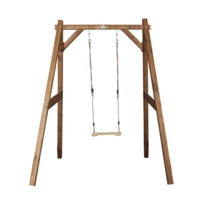 AXI Portique simple en bois brun 1 balancoire 160x181x207cm