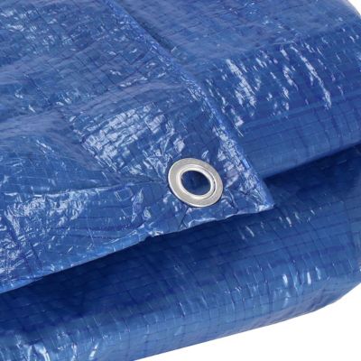 Bâche 2x2 m 60g/m2 épaisseur feuille de protection bleue