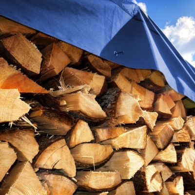 Bâche 2x2 m 60g/m2 épaisseur feuille de protection bleue