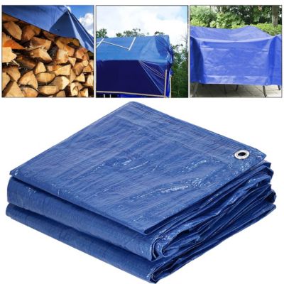 Bâche 2x2 m 60g/m2 épaisseur feuille de protection bleue