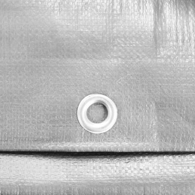Bâche 4x7m 210g/m2 épaisseur feuille de protection gris