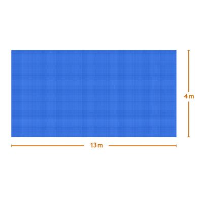 Bâche à bulles 4 m x 13 m pour piscine - 300 microns - Bleu - Linxor