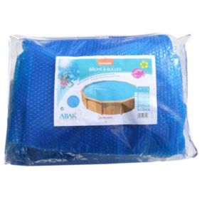 Bâche à bulles ovale piscine métal 4,9 m x 3,7 m intérieure