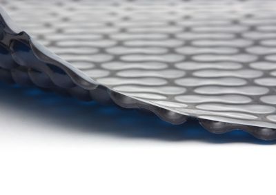 Bâche à Bulles Piscine 4 Saisons 8x4 m EnergyGuard 500 microns - Bordée 4 côtés + Oeillets Posés + Bâchette Protection