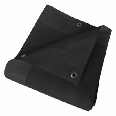 Bâche Carport Micro-Perforée 4x5 m Noire - Garantie 5 ans TECPLAST ...