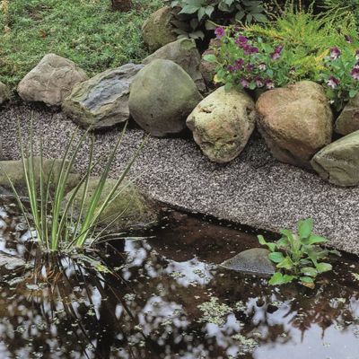 Bâche de bassins gravillonnée CLASSIC Ubbink 0,60 x 5m Gris