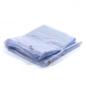 Bâche de Chantier 3,8x9 m - Garantie 5 ans TECPLAST - SP400CH - Bâche Armée Transparente étanche pour Travaux - Made in France