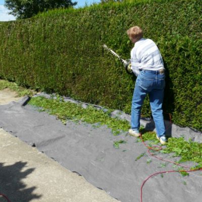 Tectake Bâche De Protection Étanche Multi-Usages 550g/m² Gris Avec Œillets - 2x3 M - Résistante Et Polyvalente
