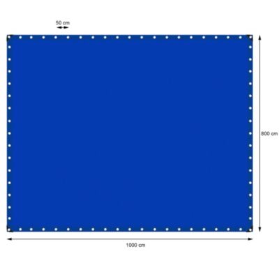 Ecd Germany – Bâche de protection imperméable 8x10m