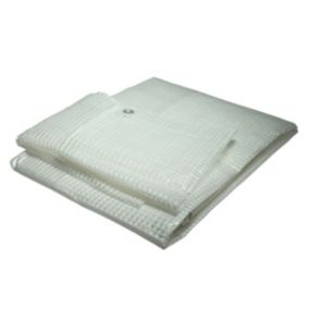 Bâche de jardin 4 x 3 m Armée transparente en polyéthylène 170g/m²