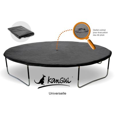 Bâche De Protection Noire 260 G/m² Wellmall – Tarp Imperméable Œillets Renforcés Pour Jardin, Voiture, Bois, Trampoline