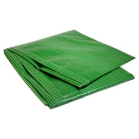 Bâche de Protection 4x6 m - TECPLAST - VR170MU - Bâche Armée Verte - Haute Qualité - Imperméable - Résistance Anti-UV