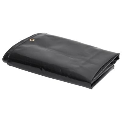 Bâche de protection 650 g m² 1,5x10 m Noir