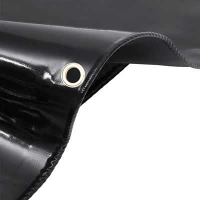 Bâche de protection 650 g m² 1,5x10 m Noir
