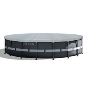 Bâche de protection Deluxe pour piscine tubulaire ronde diamètre 5,49 m - Intex