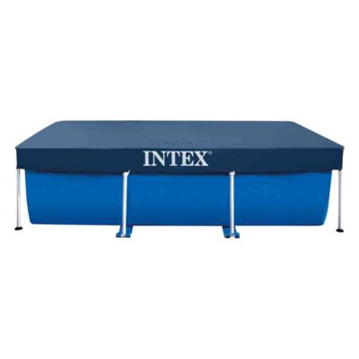 Bâche de protection pour piscine tubulaire rectangulaire 3,00 x 2,00 m - Intex