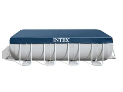 Bâche de protection pour piscine tubulaire rectangulaire 5,49 x 2,74 m - Intex