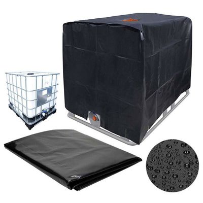 Bâche De Protection Cuve IBC 1000L Luxshiny - Housse Anti-UV étanche Avec Fermeture éclair 120x100x116 Cm - 3
