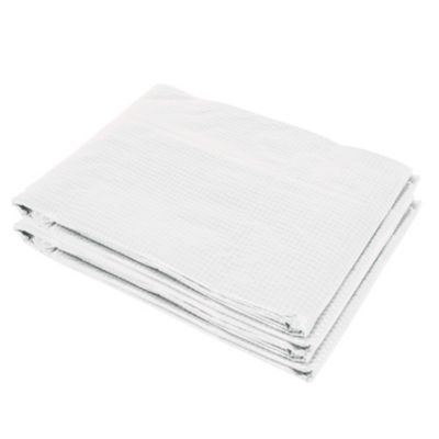 Bâche de rechange serre tunnel 18 m², bâche dim. 6L x 3l x 2H m PE anti-UV imperméable 12 fenêtres + porte enroulable zippée blanc