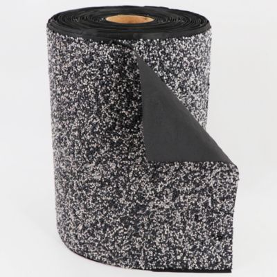 Bâche gravillonnée 10 m x 0,4 m de large pour les bordures de bassin, gris Aquagart