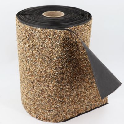 Bâche gravillonnée 10 m x 0,4 m de large pour les bordures de bassin, sable Aquagart