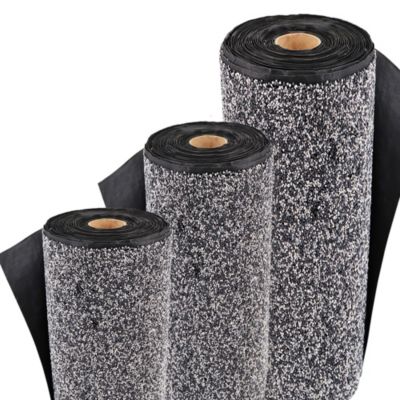 Bâche gravillonnée 4 m x 1 m de large pour les bordures de bassin, gris Aquagart