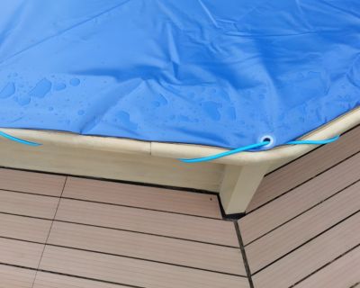 Bâche hiver LUXE piscine Naturalis R00 carrée