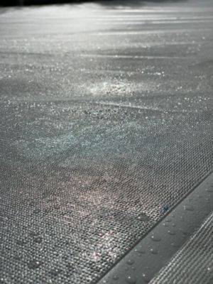 Bâche Hivernage Filet Blanc 350 g/m² Traitée Anti-UV 8,60 x 4,60 m pour Piscine Max. 8 x 4 m - Fabrication Française Direct Usine