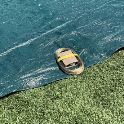 Bâche Hivernage Protection Piscine Hors-Sol Ovale 810 X 470 Cm - Dimension Couverture 900X560Cm