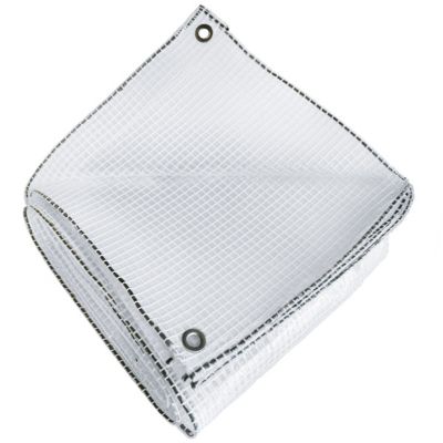 Bâche Peinture 3x4 m - TECPLAST - TR170PE - Bâche Armée Transparente - Haute Qualité - Bâche de protection Peinture sol et meuble