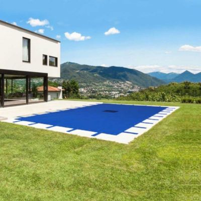 Bâche Hivernage Piscine 10,5 X 5,5m Pour Piscine Rectangulaire 10x5m - 140g/m²