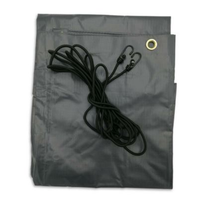 Bâche Remorque 207 X 115 X 9 Cm - PVC Bleu Renforcé 650 G/m²