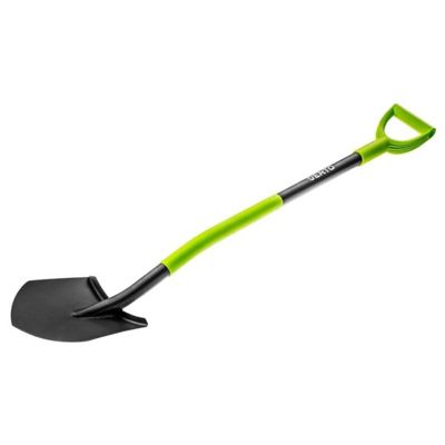 Bêche Pointue Verto 15g010 - Manche Acier Trempé - Poignée Plastique ...