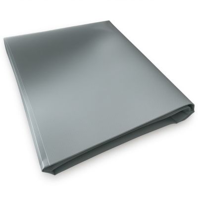 Bâche pour Carport sans Oeillets 3x8 m Grise - Garantie 10 ans TECPLAST - XP640CP - Bâche PVC étanche - Made in France
