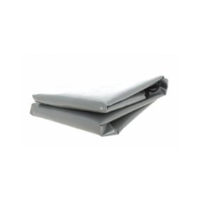 Bâche remorque Erdé Daxara 156 - 151 x 105 x 10 cm - Toile PVC 640g/m² étanche & renforcée - Gris - Fabrication française
