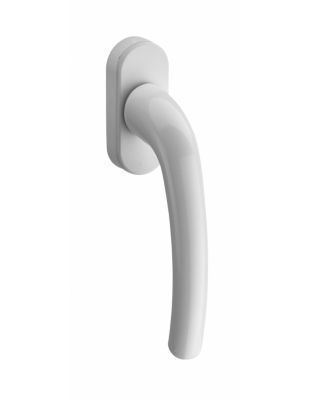 Béquille de crémone de fenêtre, carré 7mm, blanc (ral 9010) - THIRARD