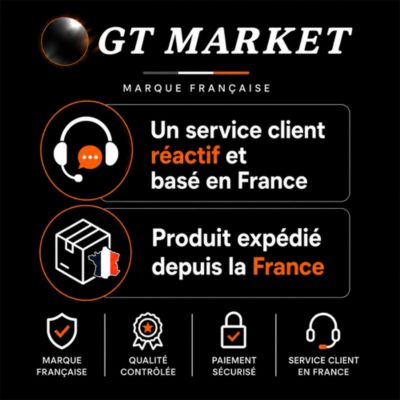 Béquille de maintien 48 mm avec collier de fixation - Charge 150 kg - GT MARKET