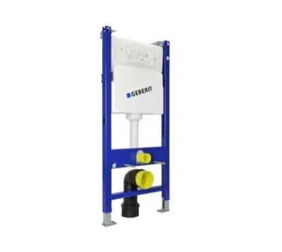 Bâti-support Geberit duofix basic 112x50x12cm (HxLxP), SPK UP100 + Delta 25 blanc + set isolation acoustique