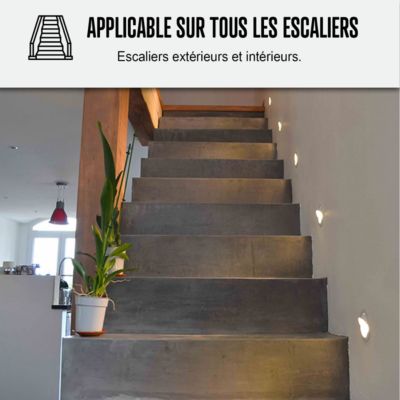 Béton Ciré Escalier - Kit Complet primaire et vernis de finition Airelles Rouge - 2 m²  - ARCANE INDUSTRIES