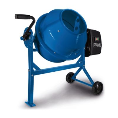 Bétonnière électrique Scheppach 550W - MIX65 - Capacité 65 L - 27,5 tours/min - Tension 230 V - Usage domestique