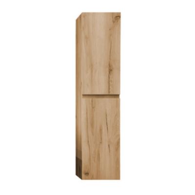 B-Way 30x133x35 cm meuble de salle de bain haut à suspendre, chêne mat (BWAY35OAK)