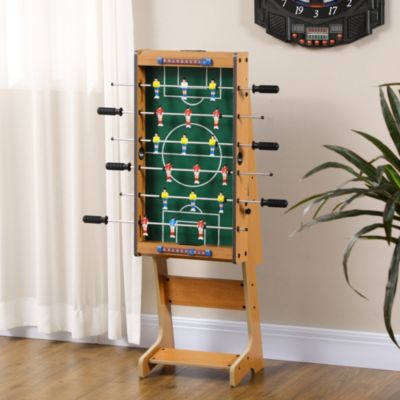 FANTASK Babyfoot Pliable avec 18 Baby-Foot et 2 balles, Table de Jeu