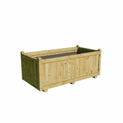 BAC A FLEURS RECTANGULAIRE 220L