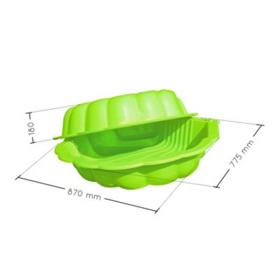 Bac à sable plastique Soulet Coquillage