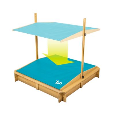 Bac à sable TP Toys avec auvent en bois