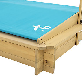 TP Toys Bac à Sable avec Auvent - Jeux d'Extérieur pour Enfants - Jouets de Plein Air pour Jardin - 100 x 100 x 115 CM - avec Bâche de Fond et Parasol TP Toys Bac à Sable avec Auvent - Jeux d'Extérieur pour Enfants - Jouets de Plein Air pour Jardin - 100 x 100 x 115 CM - avec Bâche de Fond et Parasol